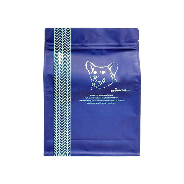 Custom Print with Resealable Zipper 5KG 10KG 15KG 20KG 25KG Plastic Stand up Flat Bottom Pet Dog Food Packaging Bag Pouch