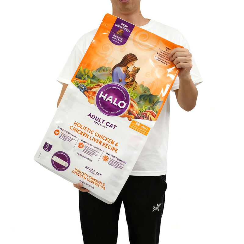 Custom 5kg 10kg 20kg Eco-Friendly Recyclable Pouch Reusable Sealable Zipper Cat Food Bags for Cat & Dog Pet Food