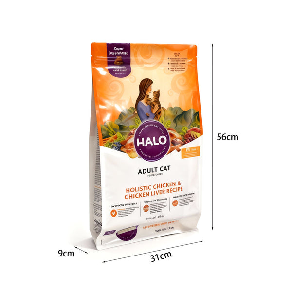 Custom 5kg 10kg 20kg Eco-Friendly Recyclable Pouch Reusable Sealable Zipper Cat Food Bags for Cat & Dog Pet Food