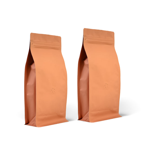 Custom Odor Proof Stand Up Coffee Pouches With Valve and Resealable Zipper for Coffee Packaging