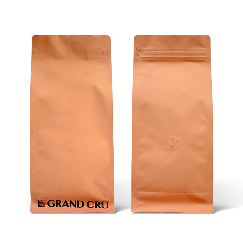 Custom Odor Proof Stand Up Coffee Pouches With Valve and Resealable Zipper for Coffee Packaging
