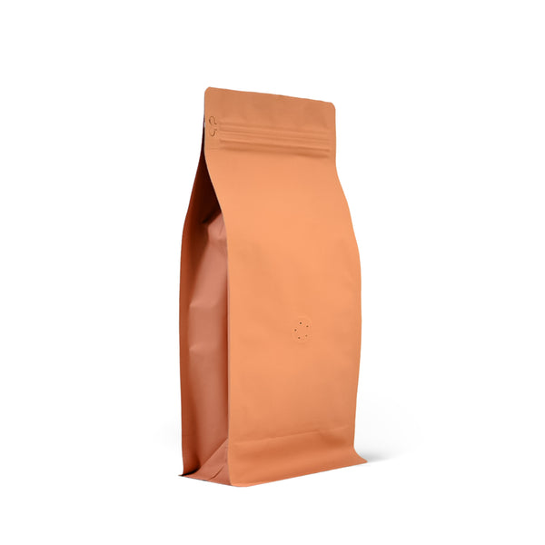 Custom Odor Proof Stand Up Coffee Pouches With Valve and Resealable Zipper for Coffee Packaging