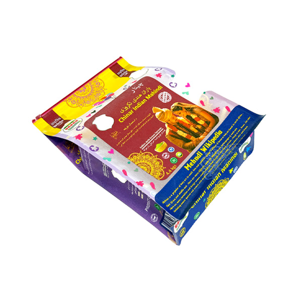 Custom Side Window Flat Bottom Bag Cereal Packaging bag With Zipper Top for Rice Cereal