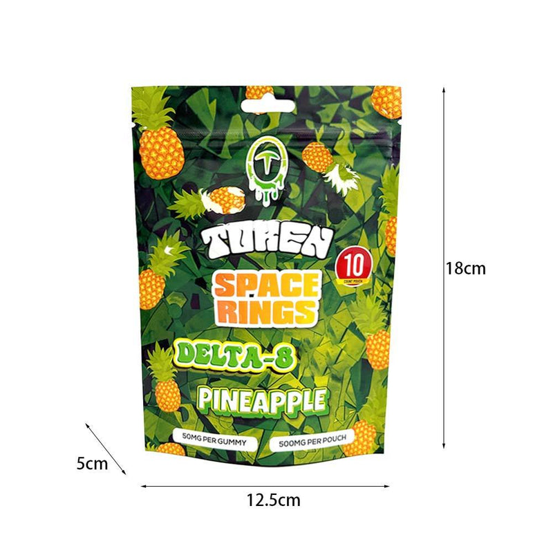 3.5g 7g 28g Custom Candy Packaging Bags Personalized Design Smell Proof Stand Up Ziplock Mylar Bags