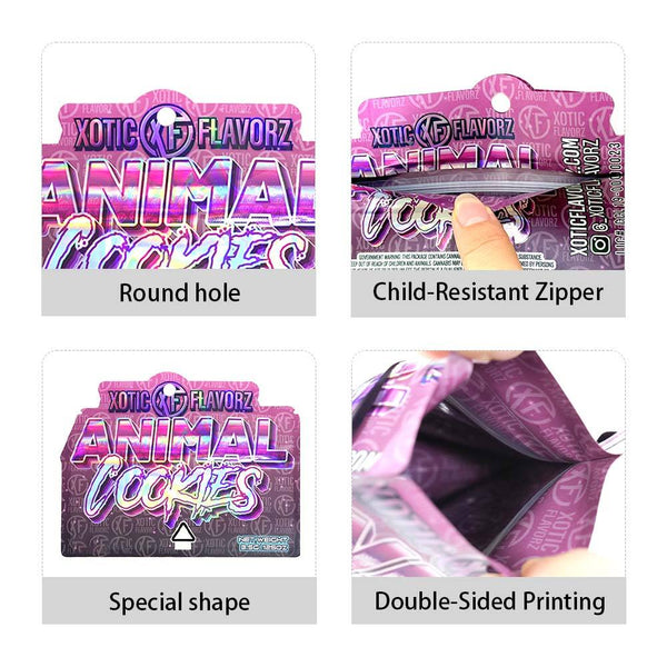Hot Selling 3.5g 3.5 g 7g 14g 28g Mylar Bags Custom Holographic Mylar Bags With Childproof Zipper