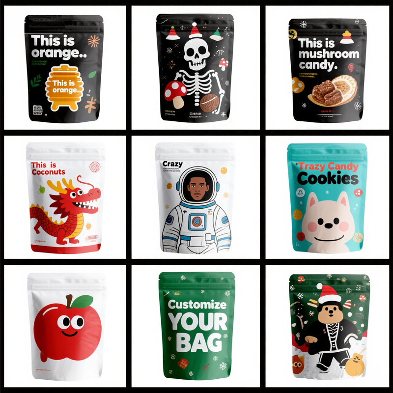 Custom 3.5G Mylar Bags Personalized SmellProof Matte Ziplock Packaging with Branding