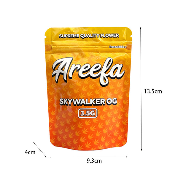 Hot Selling Digital Printing Smell Proof Stand up Pouch 3.5 Mylar Bag Packaging for Edible Gummy