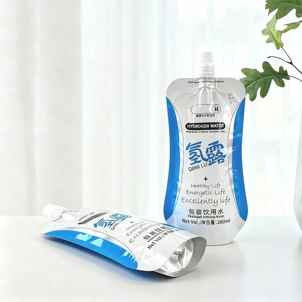 Custom Printed Resealable Spout Bag 250mL Food Stand up Liquid Spout Pouch Bag with Food Grade