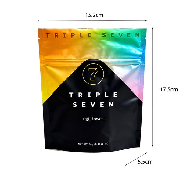 Custom Printed Laminated Aluminum Foil Smell Proof Zip Lock Bags 3.5g/7g/14g/28g/1oz with Logo Box Mylar Bag