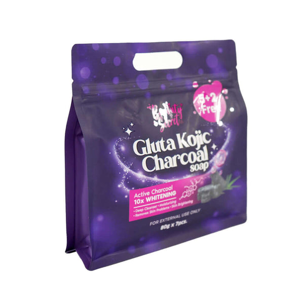 custom aluminum foil stand up pouch with handle front view