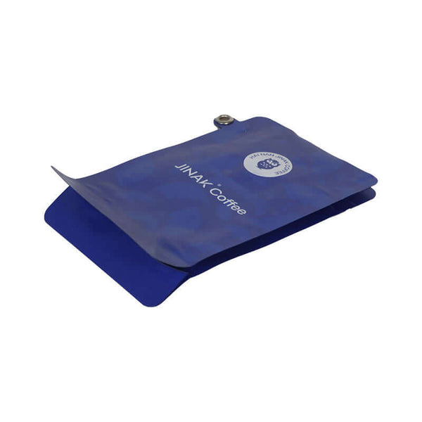 Stand up aluminum foil pouch with resealable zipper