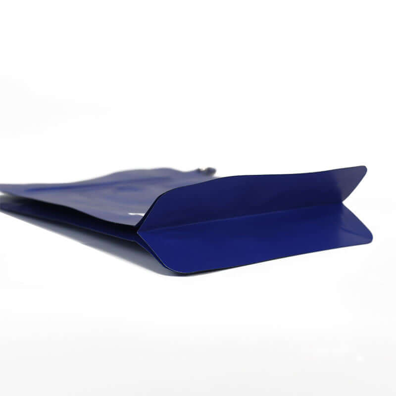 Aluminum foil stand up pouch with zipper bottom gusset