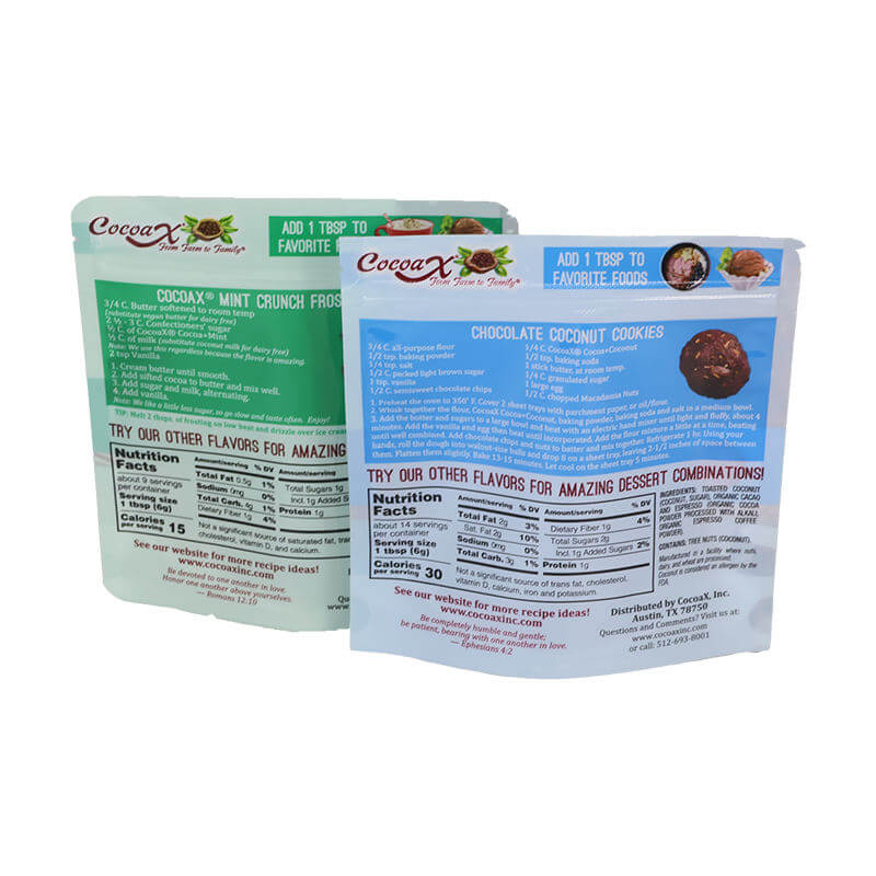 Aluminum foil food packaging pouch suitable for coffee and dry food