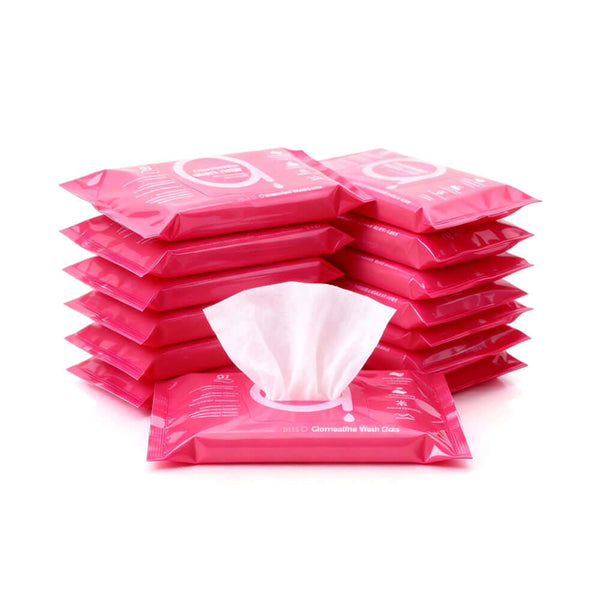 frosted zipper wet wipes packaging pouch countertop display