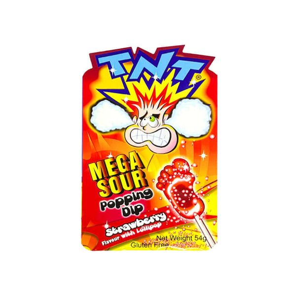 colorful shaped candy mylar pouch with cartoon artwork