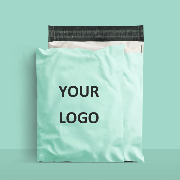 pastel color custom logo poly mailer shipping bag