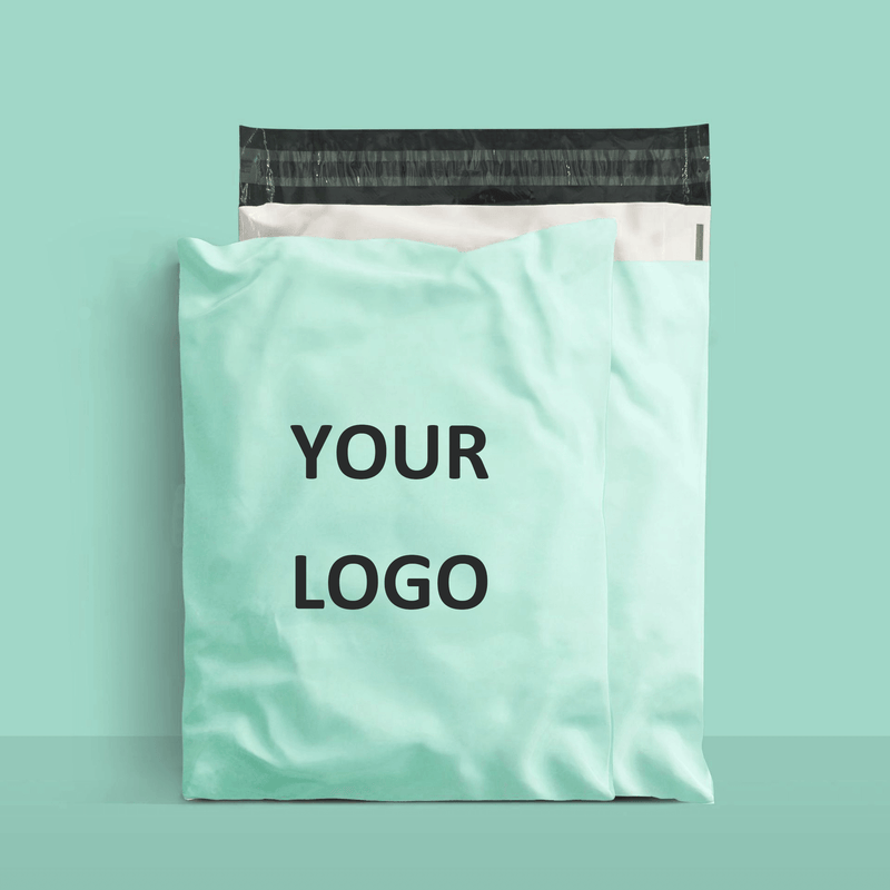 pastel color custom logo poly mailer shipping bag