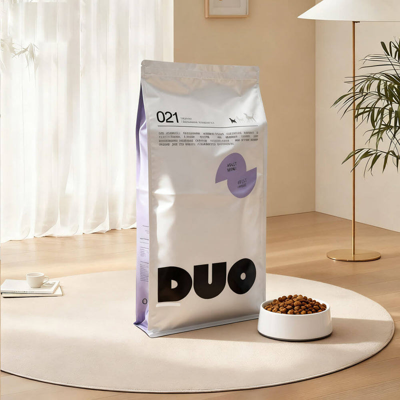 Custom resealable foil zipper pet food packaging bag
