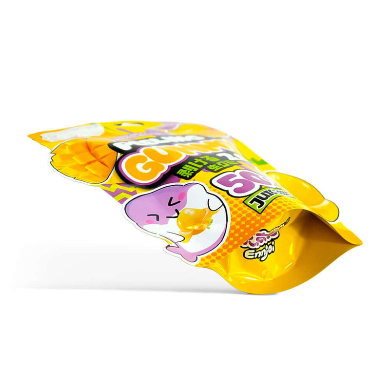 resealable edible gummy packaging pouch