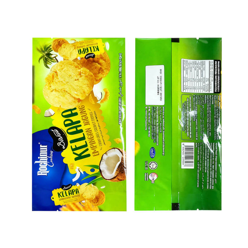 Flexible laminated side gusset candy packaging bag