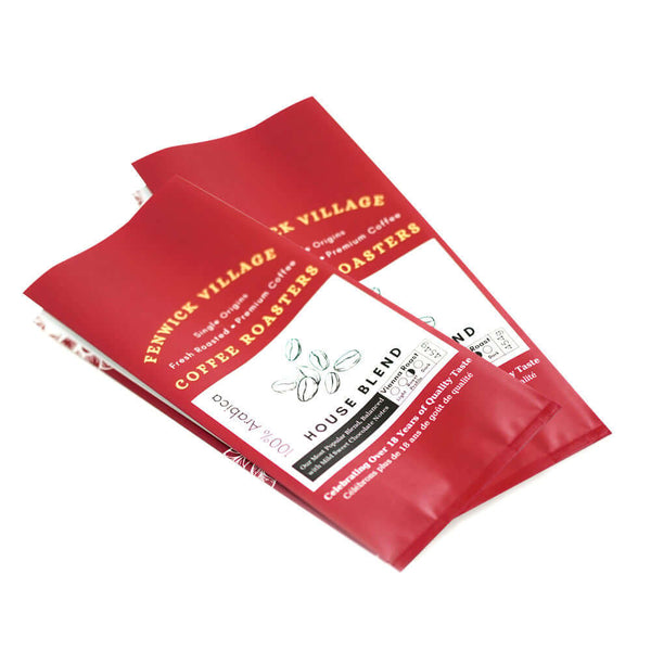 customized coffee bag with one way valve for wholesale