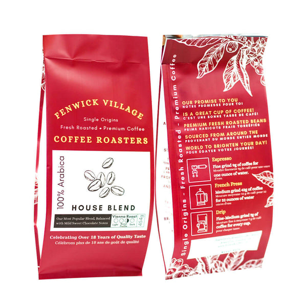 side gusset coffee pouch for ground coffee packaging