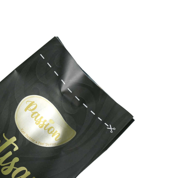 custom side gusset coffee packaging bags bottom gusset structure