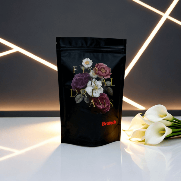 Stand-up plastic ziplock bags for sugar and edible gummy packaging