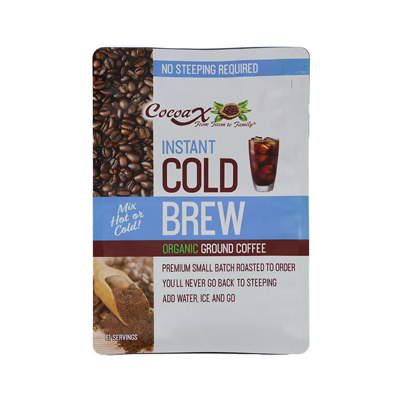 Eight sided aluminum foil zipper coffee bag with valve
