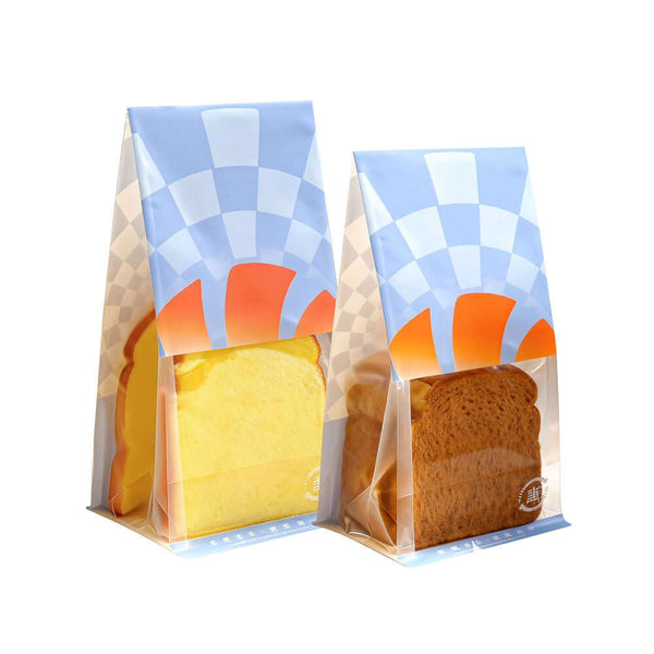 Kraft paper flat bottom bread toast packaging bags