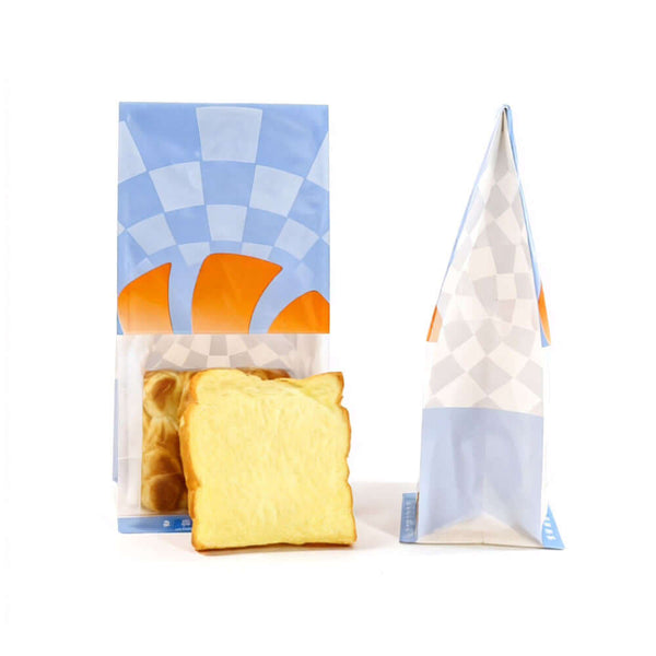 Custom digital printing bread packaging bags with window