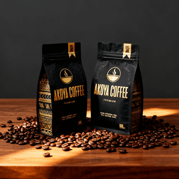 side gusset flat bottom coffee bean packaging bag