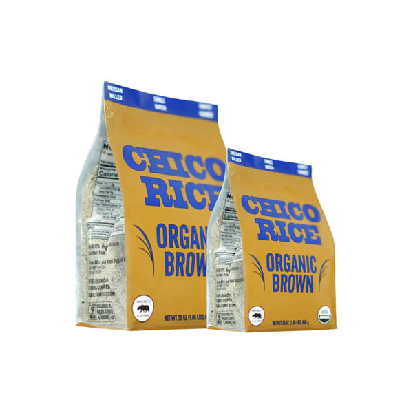 side window rice cereal packaging pouch detail
