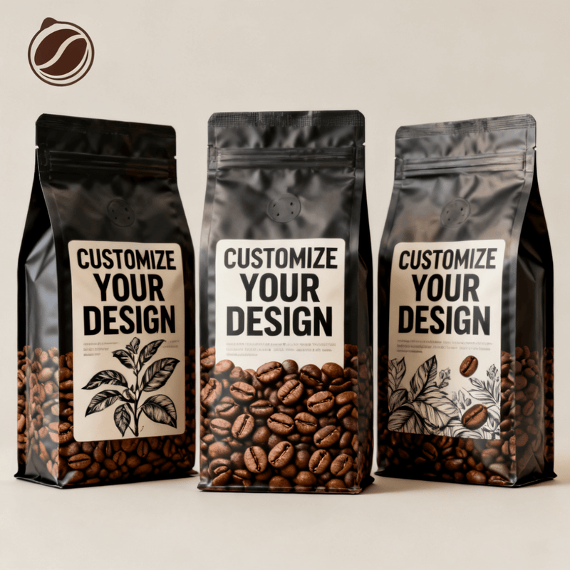 reusable zipper coffee pouch packaging