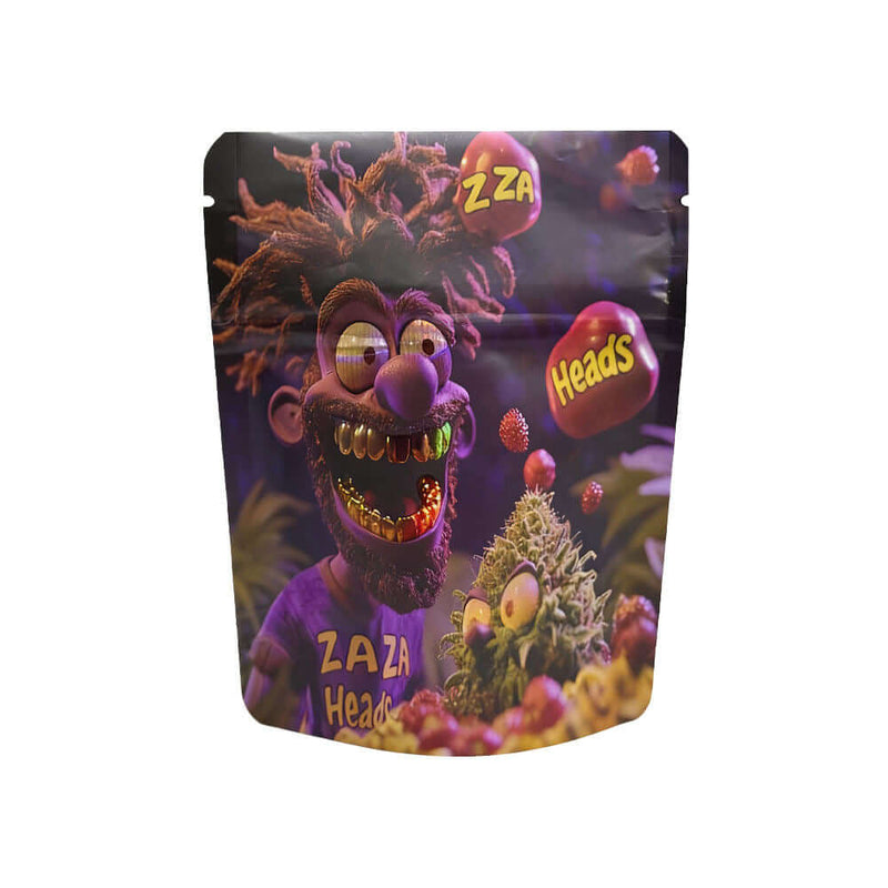 custom printed mylar bag with partial holographic effec