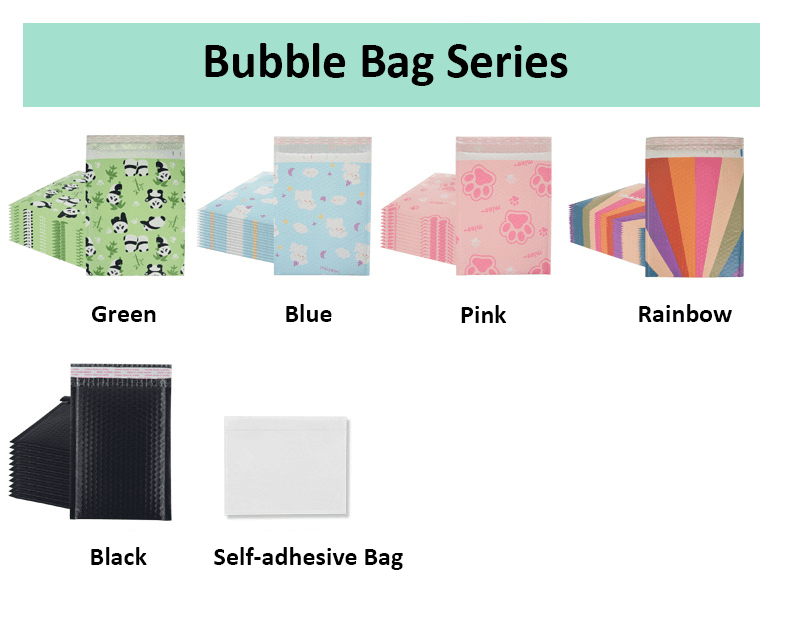 shockproof poly bubble mailer for e-commerce packaging