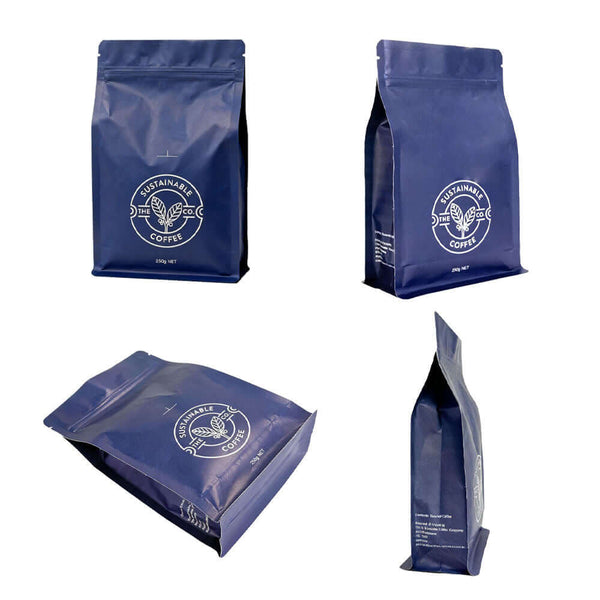 kraft paper doypack pouch wide bottom gusset structure