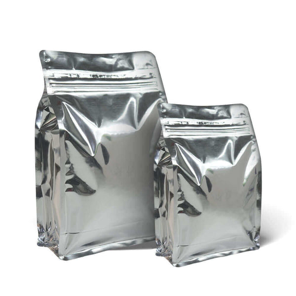 resealable coffee mylar bags with valve flat bottom pouch for bean storage