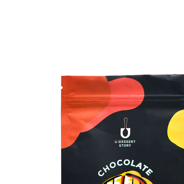 custom flour packaging bag with zipper side gusset