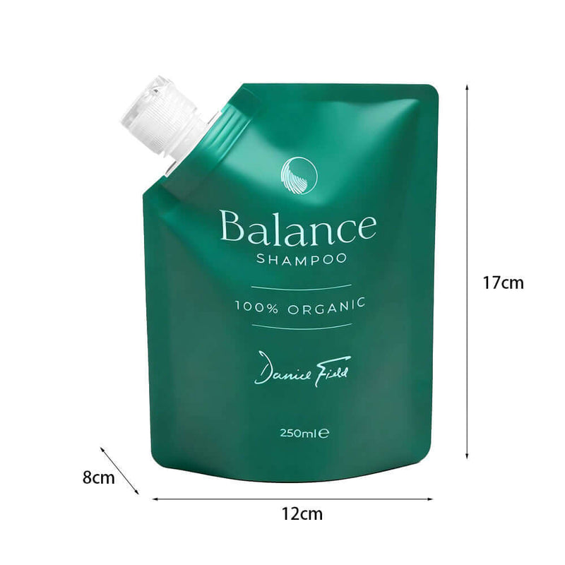 custom printed detergent refill spout pouch front view