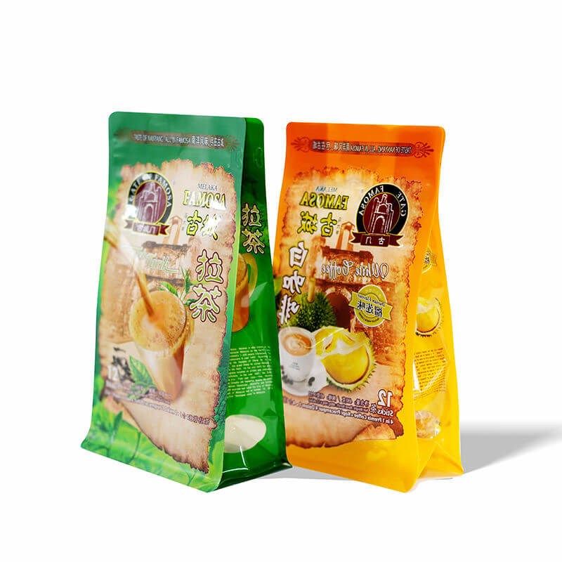 custom coffee pouch digital printing bag packaging