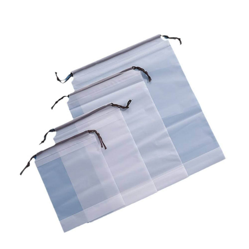 Jacket Packaging Drawstring Waterproof PE Drawstring Bag for Storage and Packaging – HKZYPack